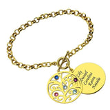 Mon Bracelet Favori N°4 - Plaqué Or / 14Cm