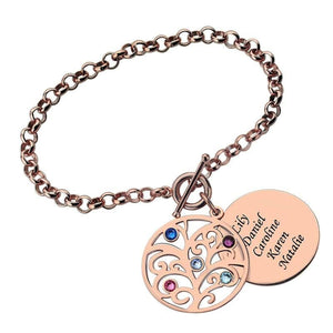 Mon Bracelet Favori N°4 - Plaqué Or Rose / 14Cm