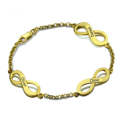 Mon Bracelet Favori N°5 - Plaqué Or / 14Cm