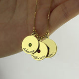 Mon Collier Favori N°42 - Plaqué Or / 40Cm / 1 Disque